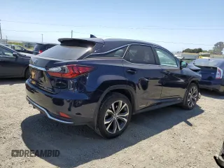 2020 Lexus RX 450h z VIN 2T2HGMDA5LC050679, wystawiony jako Copart lot #58311525 z przebiegiem 51 377 mil mil oraz Szkoda całkowita • Salvage title. Historia ofert i sprzedaży dostępna na DreamBid. Obrazek 3.