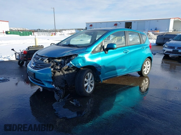 2014 Nissan Note S Plus with VIN 3N1CE2CP1EL407552, listed as a IAAI auction lot 41740957 with 64,577 mi miles and . Bid and sale history available at DreamBid. Image 17.