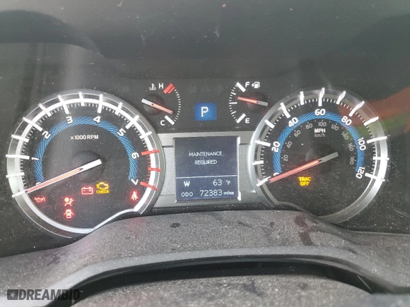 2017 Toyota 4Runner SR5 with VIN JTEBU5JR0H5482549, listed as a Copart auction lot 37393473 with 72,383 mi miles. Bid and sale history available at carsss.com. Image 9.