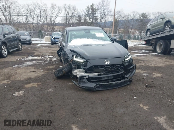 2024 Honda HR-V LX with VIN 3CZRZ2H31RM751605, listed as a IAAI auction lot 41554634 with 23,187 mi miles and . Bid and sale history available at DreamBid. Image 6.