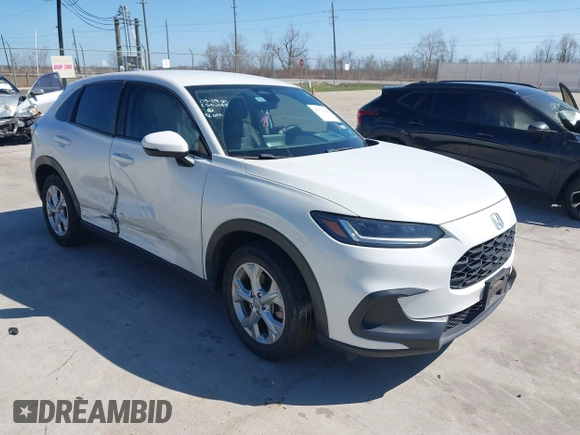 2023 Honda HR-V LX with VIN 3CZRZ1H34PM707380, listed as a IAAI auction lot 41771314 with 45,750 mi miles and . Bid and sale history available at DreamBid. Image 1.