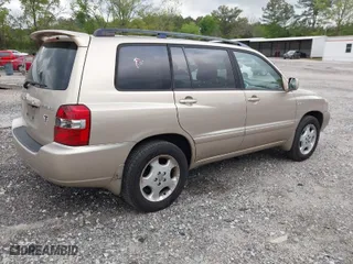2005 Toyota Highlander with VIN JTEDP21A350045033, listed as a IAAI auction lot 42042508 with 255,566 mi miles. Bid and sale history available at carsss.com. Image 4.