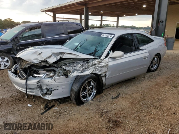 2000 Toyota Solara SE with VIN 2T1CG22PXYC398348, listed as a Copart auction lot 74207024 with 216,068 mi miles and Salvage Title. Bid and sale history available at DreamBid. Image 1.