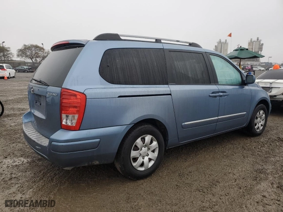 2007 Hyundai Entourage GLS with VIN KNDMC233376021555, listed as a Copart auction lot 43980295 with NaN miles and Salvage Title. Bid and sale history available at carsss.com. Image 3.