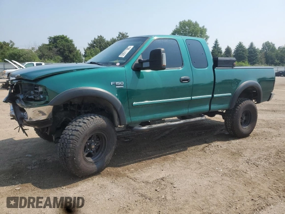 1998 Ford F-150 with VIN 1FTZX18W5WKA70902, listed as a Copart auction lot 59511105 with 193,944 mi miles and Salvage title. Bid and sale history available at DreamBid. Image 1.