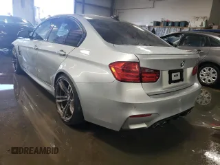 2015 BMW M3 with VIN WBS3C9C5XFJ276407, listed as a Copart auction lot 40392094 with 57,204 mi miles. Bid and sale history available at carsss.com. Image 2.