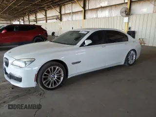 2013 BMW 7 Series 750Li with VIN WBAYE8C59DD132700, listed as a Copart auction lot 59911725 with 119,275 mi miles and Clean title. Bid and sale history available at DreamBid. Image 1.