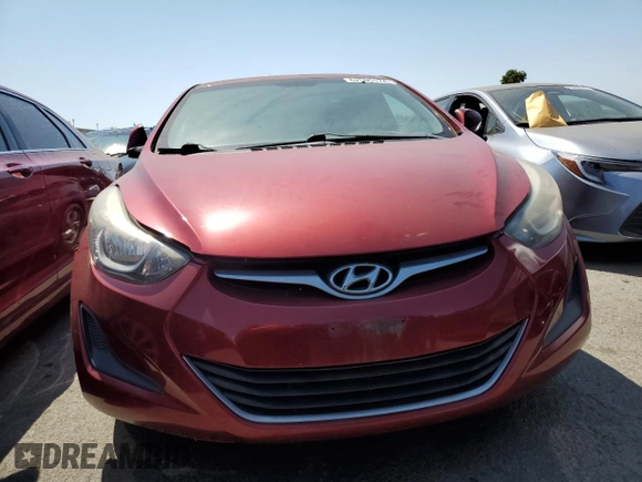 2014 Hyundai Elantra SE with VIN 5NPDH4AE8EH500106, listed as a Copart auction lot 62905174 with 126,750 mi miles and Clean Title. Bid and sale history available at DreamBid. Image 5.