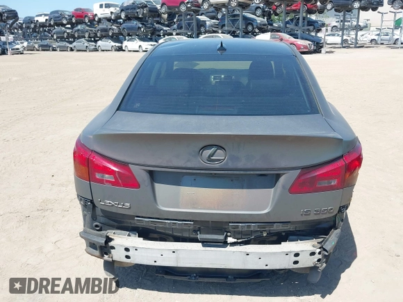 2007 Lexus IS 350 with VIN JTHBE262475012839, listed as a IAAI auction lot 42285197 with 218,500 mi miles and . Bid and sale history available at DreamBid. Image 17.