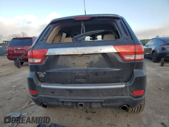 2011 Jeep Grand Cherokee Overland with VIN 1J4RR6GT8BC517168, listed as a Copart auction lot 88652055 with 175,431 mi miles and Salvage title. Bid and sale history available at DreamBid. Image 6.