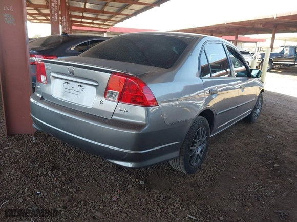 2005 Honda Civic Sdn VP with VIN 1HGES16315L005111, listed as a IAAI auction lot 42000293 with 110,373 mi miles. Bid and sale history available at carsss.com. Image 4.