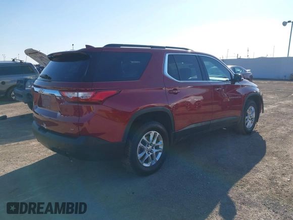 2019 Chevrolet Traverse LT with VIN 1GNERHKW9KJ261773, listed as a IAAI auction lot 41151848 with 62,824 mi miles and . Bid and sale history available at DreamBid. Image 4.