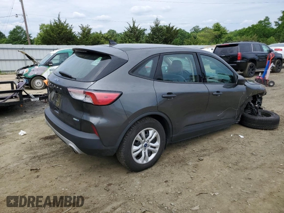 2020 Ford Escape S with VIN 1FMCU9F63LUA19619, listed as a Copart auction lot 57279464 with 85,595 mi miles and Salvage title. Bid and sale history available at DreamBid. Image 3.