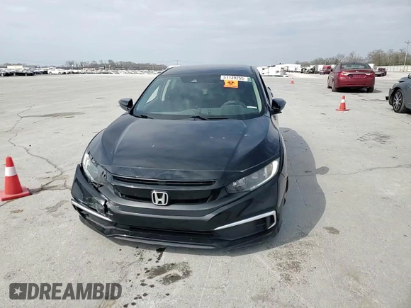 2019 Honda Civic LX with VIN 19XFC2F6XKE010537, listed as a Copart auction lot 51139255 with 117,859 mi miles and Salvage Title. Bid and sale history available at DreamBid. Image 10.