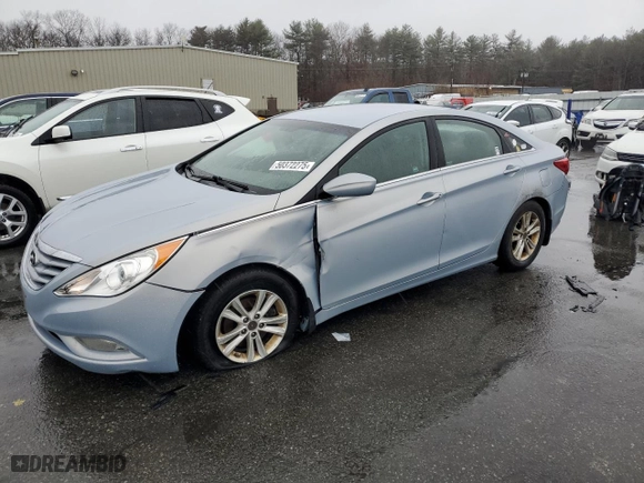 2013 Hyundai Sonata GLS PZEV with VIN 5NPEB4AC8DH627179, listed as a Copart auction lot 50372275 with 144,891 mi miles and Salvage Title. Bid and sale history available at carsss.com. Image 1.