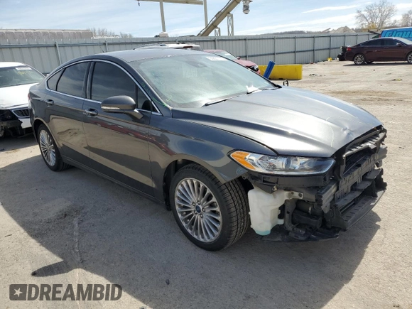 2016 Ford Fusion Titanium with VIN 3FA6P0D9XGR406186, listed as a Copart auction lot 50601175 with 207,220 mi miles and Salvage title. Bid and sale history available at DreamBid. Image 4.