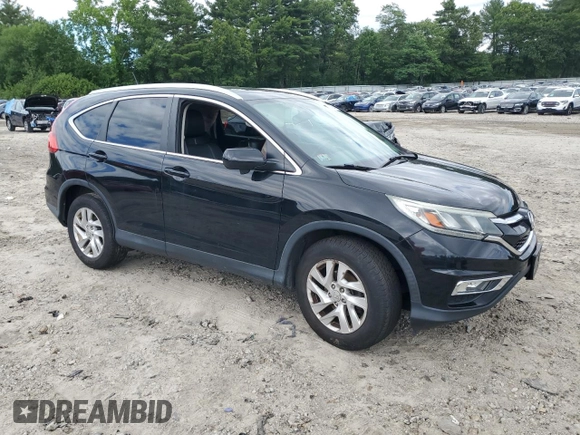 2015 Honda CR-V EX-L with VIN 2HKRM4H72FH668687, listed as a Copart auction lot 60478244 with Not Provided miles and Salvage Title. Bid and sale history available at DreamBid. Image 4.