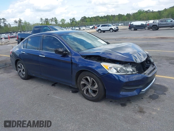 2017 Honda Accord Sedan LX with VIN 1HGCR2F31HA308737, listed as a IAAI auction lot 41931514 with 127,106 mi miles. Bid and sale history available at carsss.com. Image 1.