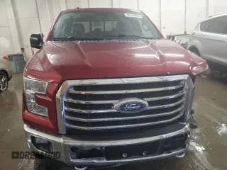 2015 Ford F-150 XLT with VIN 1FTEW1EP7FFC49319, listed as a Copart auction lot 56142895 with 125,052 mi miles and Salvage title. Bid and sale history available at DreamBid. Image 5.