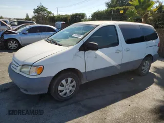 2002 Toyota Sienna CE with VIN 4T3ZF19C22U466357, listed as a Copart auction lot 74635894 with 285,291 mi miles and Clean Title. Bid and sale history available at carsss.com. Image 1.