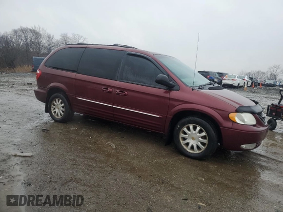 2002 Chrysler Town & Country LXi with VIN 2C8GP54L02R748587, listed as a Copart auction lot 43621485 with 161,646 mi miles and Salvage Title. Bid and sale history available at carsss.com. Image 4.
