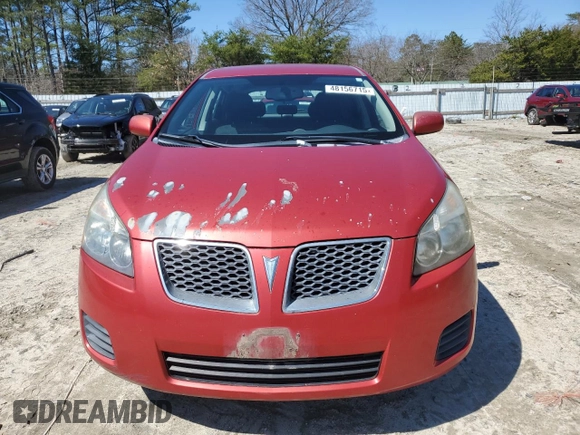 2009 Pontiac Vibe 1SA z VIN 5Y2SP67839Z470339, wystawiony jako Copart lot #48156715 z przebiegiem 45 848 mil mil oraz Czysty tytuł • Clean title. Historia ofert i sprzedaży dostępna na DreamBid. Obrazek 5.
