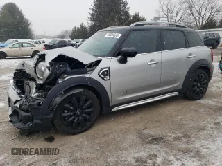 2024 MINI Countryman Cooper S with VIN WMZ83BR01R3S11454, listed as a Copart auction lot 46306335 with 14,667 mi miles and Salvage Title. Bid and sale history available at carsss.com. Image 1.