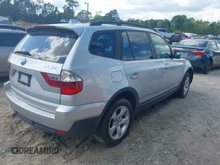 2007 BMW X3 3.0si with VIN WBXPC934X7WF21457, listed as a IAAI auction lot 41903881 with 1 mi miles. Bid and sale history available at carsss.com. Image 4.