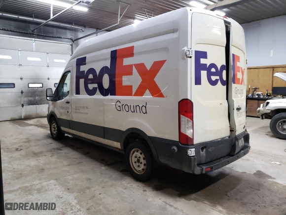 2017 Ford Transit Van with VIN 1FTYR2XMXHKA69906, listed as a Copart auction lot 85126754 with 261,708 mi miles and Salvage Title. Bid and sale history available at carsss.com. Image 2.