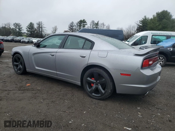 2013 Dodge Charger SXT with VIN 2C3CDXHG3DH614784, listed as a Copart auction lot 51660985 with 96,733 mi miles and Salvage Title. Bid and sale history available at carsss.com. Image 2.
