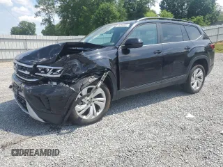 2023 Volkswagen Atlas SE z VIN 1V2KR2CA3PC545101, wystawiony jako Copart lot #55264465 z przebiegiem 19 264 mil mil oraz Szkoda całkowita • Salvage title. Historia ofert i sprzedaży dostępna na DreamBid. Obrazek 1.