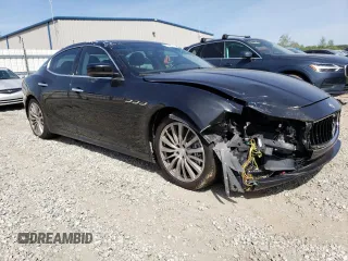 2015 Maserati Ghibli with VIN ZAM57XSA6F1130489, listed as a Copart auction lot 49330443 with 79,932 mi miles. Bid and sale history available at carsss.com. Image 4.