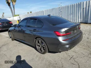 2021 BMW 3 Series 330i with VIN 3MW5R1J08M8B88355, listed as a Copart auction lot 50376775 with 0 mi miles and Salvage Title. Bid and sale history available at carsss.com. Image 2.