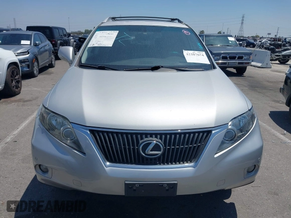 2010 Lexus RX 350 with VIN 2T2BK1BA8AC037850, listed as a IAAI auction lot 42207674 with 344,410 mi miles and . Bid and sale history available at carsss.com. Image 12.