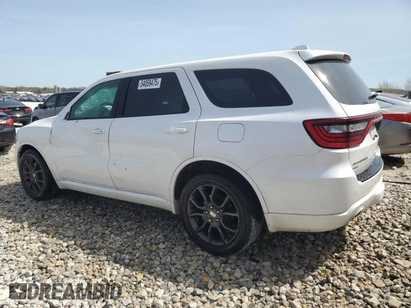 2017 Dodge Durango R/T with VIN 1C4SDJCT8HC725574, listed as a Copart auction lot 54059475 with 135,570 mi miles and Clean title. Bid and sale history available at DreamBid. Image 2.