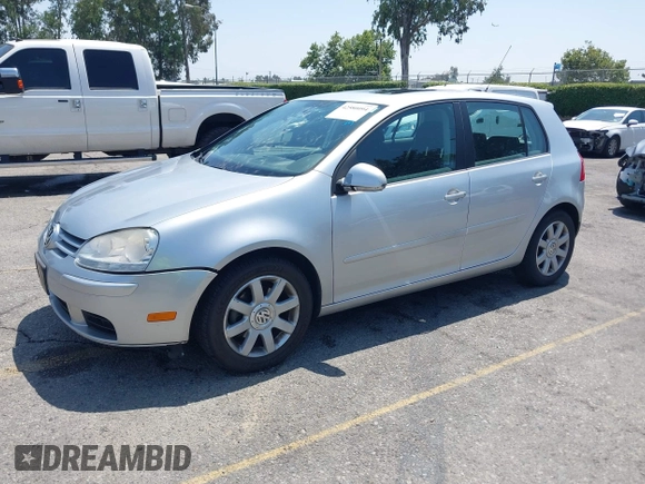 2007 Volkswagen Rabbit with VIN WVWDS71K07W243982, listed as a IAAI auction lot 42580094 with 73,374 mi miles and . Bid and sale history available at DreamBid. Image 2.