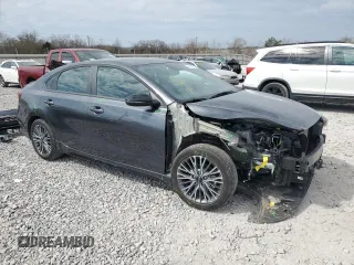 2024 Kia Forte GT-Line with VIN 3KPF54AD2RE784903, listed as a Copart auction lot 47818915 with 10,648 mi miles and Salvage Title. Bid and sale history available at carsss.com. Image 4.