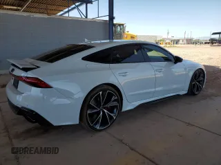 2022 Audi RS 7 z VIN WUAPCBF27NN902149, wystawiony jako Copart lot #54994225 z przebiegiem 12 848 mil mil oraz Szkoda całkowita • Salvage title. Historia ofert i sprzedaży dostępna na DreamBid. Obrazek 3.