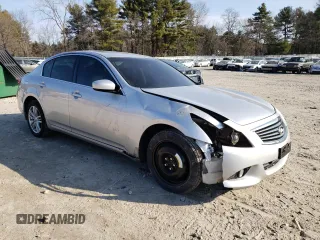 2012 Infiniti G25 Sedan x with VIN JN1DV6AR3CM730956, listed as a Copart auction lot 48430455 with 134,660 mi miles and Salvage Title. Bid and sale history available at carsss.com. Image 4.