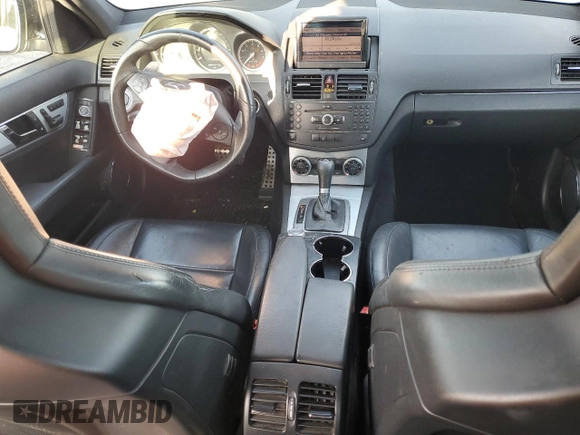2009 Mercedes-Benz C 63 AMG with VIN WDDGF77X89F245590, listed as a Copart auction lot 75036764 with 243,430 mi miles and Salvage Title. Bid and sale history available at DreamBid. Image 8.