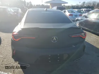 2022 Acura TLX w/A-Spec Package with VIN 19UUB5F57NA003556, listed as a Copart auction lot 82908574 with 2,266 mi miles and Non repairable. Bid and sale history available at DreamBid. Image 6.