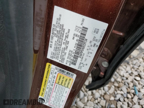 2016 Ford Fusion Energi SE Luxury with VIN 3FA6P0PU4GR229134, listed as a Copart auction lot 54371522 with 58,762 mi miles. Bid and sale history available at carsss.com. Image 10.