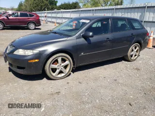 2005 Mazda 6 Sport S with VIN 1YVHP82D155M08900, listed as a Copart auction lot 54973495 with 163,244 mi miles and Clean Title. Bid and sale history available at DreamBid. Image 1.
