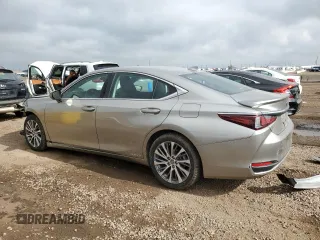 2020 Lexus ES 300h with VIN 58AD21B19LU007702, listed as a Copart auction lot 62045245 with 24,943 mi miles and Salvage title. Bid and sale history available at DreamBid. Image 2.