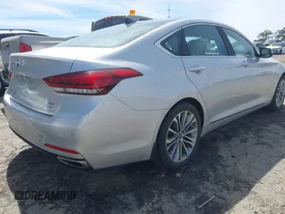 2017 Genesis G80 3.8L z VIN KMHGN4JE4HU175417, wystawiony jako IAAI lot #41818684 z przebiegiem 83 658 mil mil oraz . Historia ofert i sprzedaży dostępna na DreamBid. Obrazek 4.