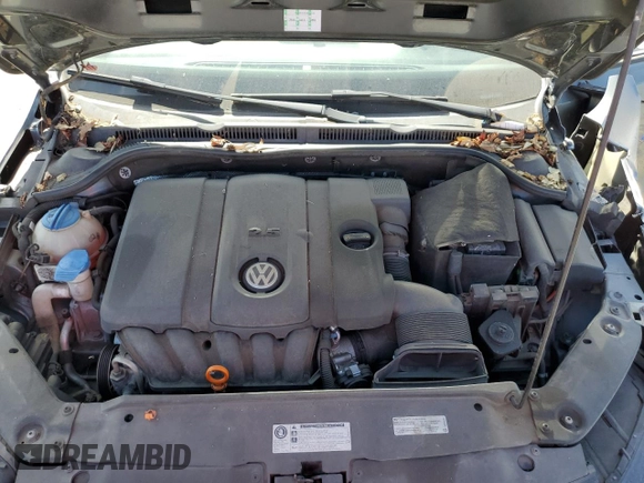 2012 Volkswagen Jetta SE with VIN 3VWDP7AJ7CM427445, listed as a Copart auction lot 63610155 with 161,939 mi miles and Salvage title. Bid and sale history available at DreamBid. Image 11.