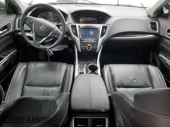 2020 Acura TLX Technology with VIN 19UUB2F43LA001421, listed as a Copart auction lot 47126755 with 55,001 mi miles and Salvage title. Bid and sale history available at DreamBid. Image 8.