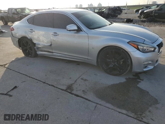 2017 Infiniti Q70 3.7 with VIN JN1BY1AP6HM740551, listed as a Copart auction lot 54435405 with 103,557 mi miles and Salvage Title. Bid and sale history available at DreamBid. Image 4.
