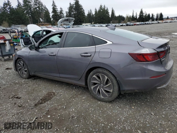 2019 Honda Insight Touring with VIN 19XZE4F98KE003082, listed as a Copart auction lot 50269395 with 115,360 mi miles and Salvage Title. Bid and sale history available at carsss.com. Image 2.