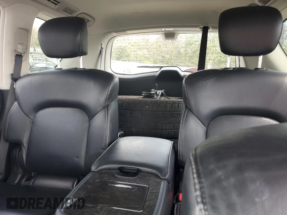 2020 Infiniti QX80 LUXE with VIN JN8AZ2NE5L9253877, listed as a Copart auction lot 65412734 with 53,987 mi miles and Salvage Title. Bid and sale history available at carsss.com. Image 10.